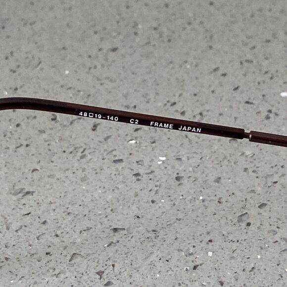 Diplomat Eyeglasses Frames ONLY D2007 Titanium Size 48 19 140 Made in Japan main image 5